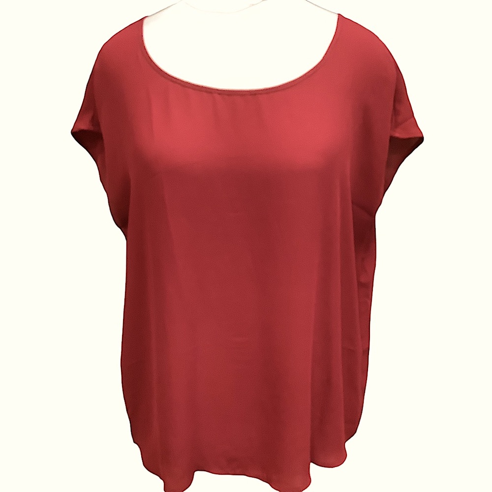 Torrid Blouse Burgundy Size O